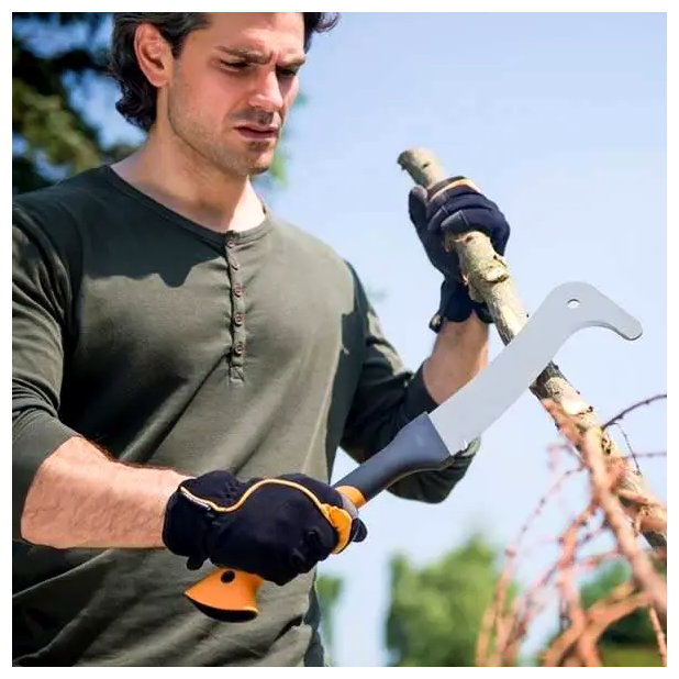 Малый секач для сучьев высокоуглеродистая шведская сталь Fiskars LS-0824 - изображение 6