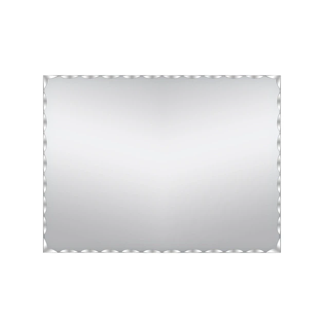 Зеркало настенное Zerix KUBIX MRZ06-70x90-Reverse прямоугольное с декором (ZX5635) - изображение 2