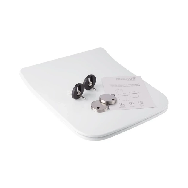 Унитаз подвесной Mixxus QUADRO-0304-R 520x360x365mm, система смыва RIMLESS (MI6707) - изображение 8
