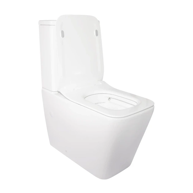Унитаз-компакт Mixxus QUADRO-0403-R 640x360x835mm, система смыва RIMLESS (MI6710) - изображение 2