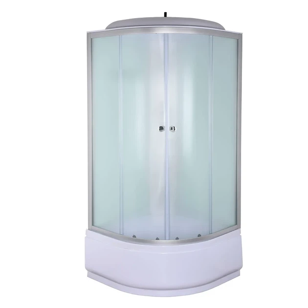 Бокс душевой с гидромассажем Mixxus STRONG SBH01-90x90x215-FB SATIN с высоким поддоном (MI6888) - Фото 7 Бокс душевой с гидромассажем Mixxus STRONG SBH01-90x90x215-FB SATIN с высоким поддоном (MI6888) - изображение 7
