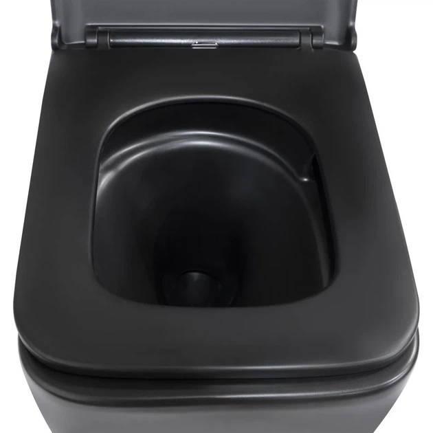 Унитаз подвесной Mixxus Premium DIVERSE-0301-T1 BLACK 530х365х373mm, система смыва TORNADO 1.0 (MP6600) - изображение 3