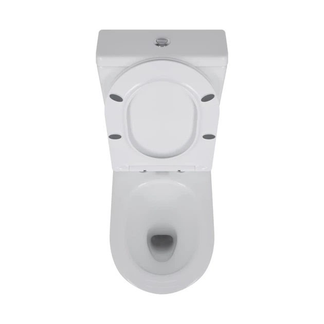 Унітаз-компакт Mixxus BEVEL-0403-T3 640x360x835 mm, система змиву TORNADO 3.0 (MI6712) - зображення 2
