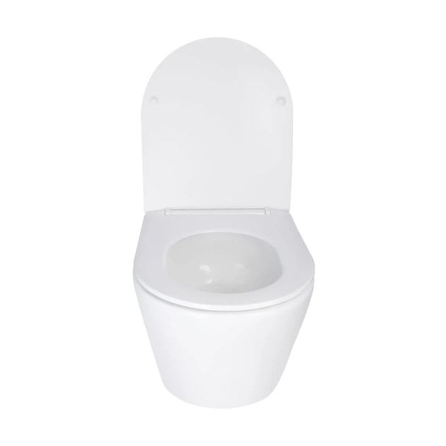 Унітаз підвісний Mixxus BEVEL-0303-T3 485x360x365mm, система змиву TORNADO 3.0 (MI6703) - зображення 4