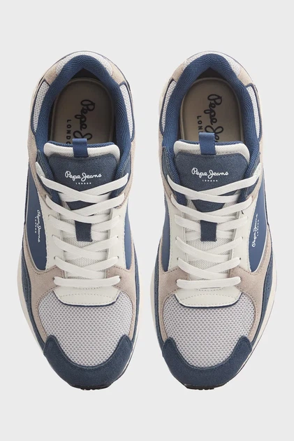 Чоловічі сині кросівки MARLON GRADE Pepe Jeans 41 PMS600017 - Фото 4 Чоловічі сині кросівки MARLON GRADE Pepe Jeans 41 PMS600017 - зображення 4