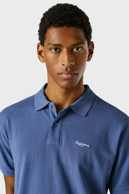 Чоловіче синє поло OSCAR Pepe Jeans L PM5400087 - изображение 4