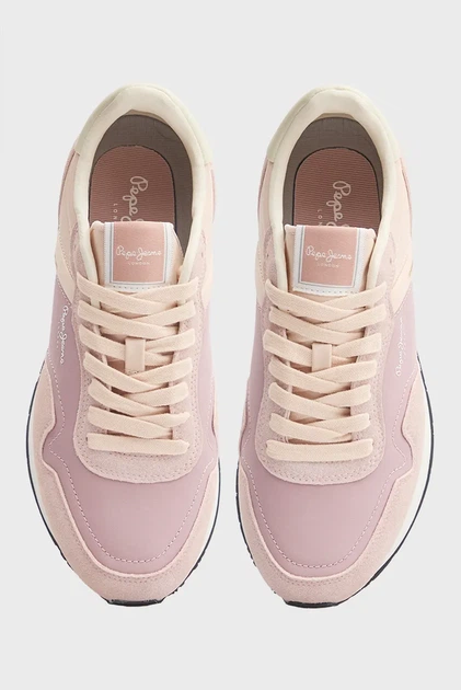 Жіночі рожеві кросівки HAILON BASIC Pepe Jeans 36 PLS400033 - Фото 4 Жіночі рожеві кросівки HAILON BASIC Pepe Jeans 36 PLS400033 - зображення 4