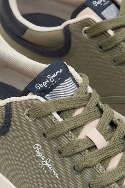 Чоловічі зелені кеди NOLAN BASIC Pepe Jeans 42 PMS300018 - изображение 2