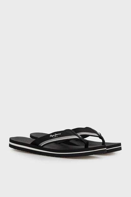Чоловічі чорні в'єтнамки WEST BOAT M Pepe Jeans 41 PMS700021 - Фото 3 Чоловічі чорні в'єтнамки WEST BOAT M Pepe Jeans 41 PMS700021 - зображення 3