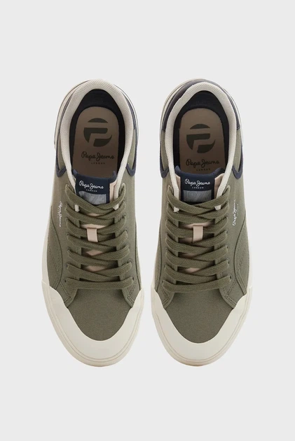 Чоловічі зелені кеди NOLAN BASIC Pepe Jeans 42 PMS300018 - изображение 4