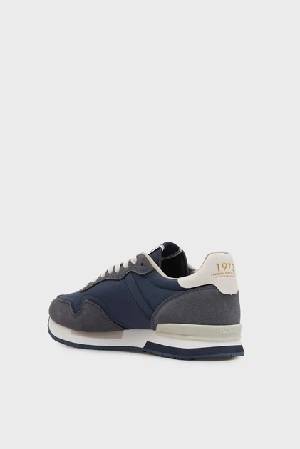 Чоловічі темно-сині кросівки HAILON BASIC Pepe Jeans 44 PMS400037 - Фото 5 Чоловічі темно-сині кросівки HAILON BASIC Pepe Jeans 44 PMS400037 - зображення 5