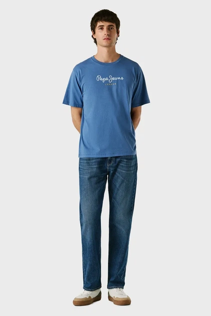Чоловіча синя футболка EGGO N Pepe Jeans M PM5010178 - зображення 2