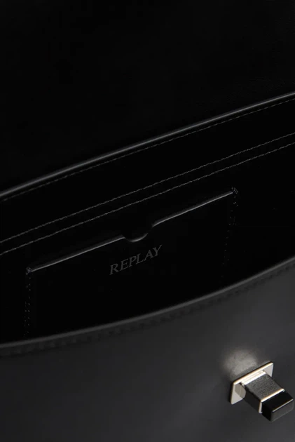 Жіноча чорна сумка Replay OS FW3871.000.A0500A - изображение 5