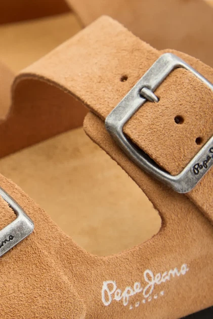 Жіночі руді замшеві слайдери OBAN SUEDE Pepe Jeans 36 PLS80009 - Фото 2 Жіночі руді замшеві слайдери OBAN SUEDE Pepe Jeans 36 PLS80009 - изображение 2
