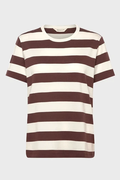 Жіноча футболка у смужку BRETON Gant M 4201578 - Фото 1 Жіноча футболка у смужку BRETON Gant M 4201578 - изображение 1