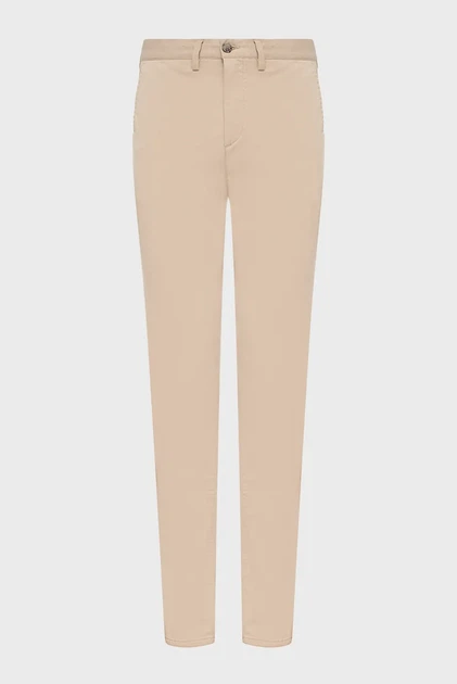Чоловічі бежеві брюки SLIM EVERYDAY Gant 31-32 1505800 - Фото 1 Чоловічі бежеві брюки SLIM EVERYDAY Gant 31-32 1505800 - зображення 1