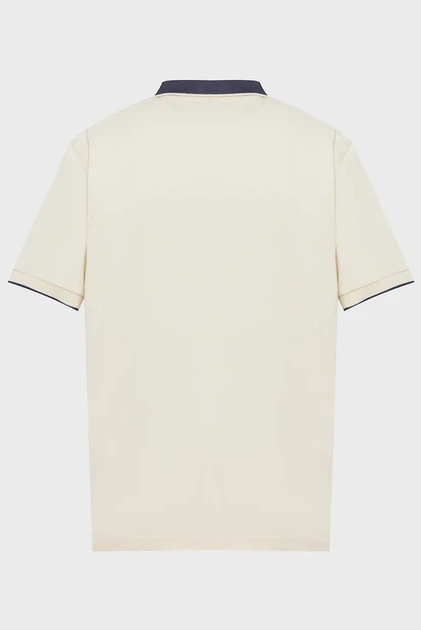 Чоловіче біле поло GRAPHIC Gant S 2014070 - изображение 2