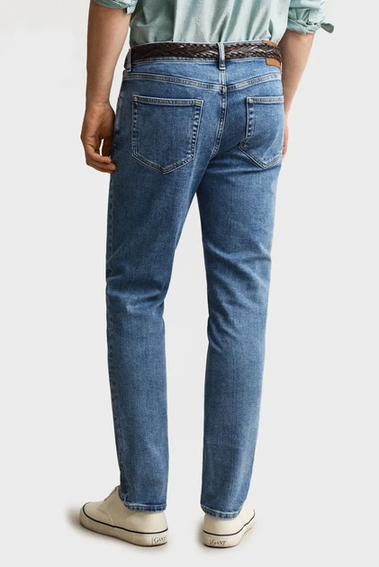 Чоловічі сині джинси CLEAN WASH Gant 34-34 1000020 - изображение 3