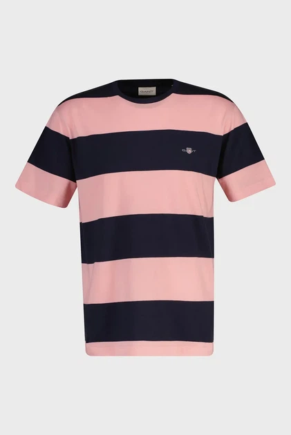 Чоловіча футболка у смужку BAR STRIPE Gant XL 2003203 - Фото 1 Чоловіча футболка у смужку BAR STRIPE Gant XL 2003203 - изображение 1