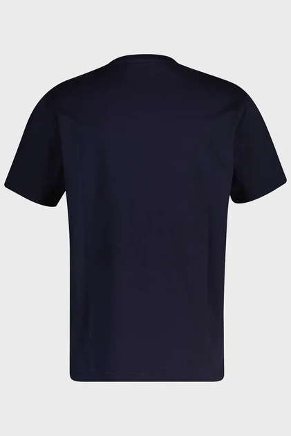 Чоловіча темно-синя футболка GRAPHIC Gant S 2003404 - изображение 2
