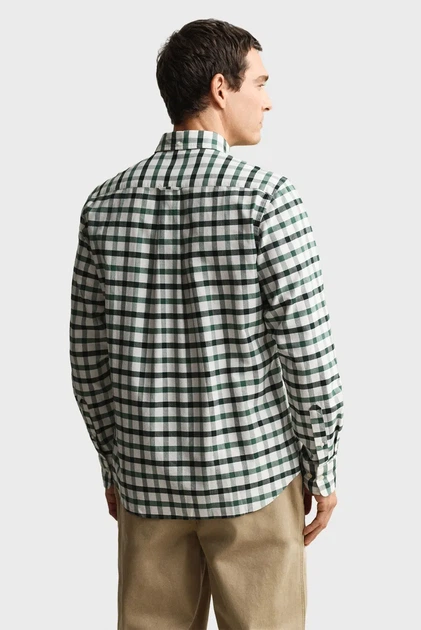 Чоловіча картата сорочка OXFORD CHECK Gant XXL 3261006 - изображение 3