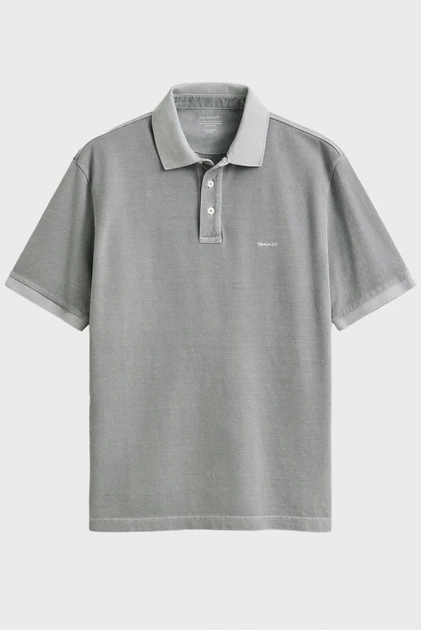 Чоловіче сіре поло SUNFADED Gant S 2014057 - изображение 5