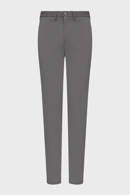 Чоловічі темно-сірі брюки REGULAR EVERYDAY Gant 33-32 1505801 - Фото 1 Чоловічі темно-сірі брюки REGULAR EVERYDAY Gant 33-32 1505801 - зображення 1