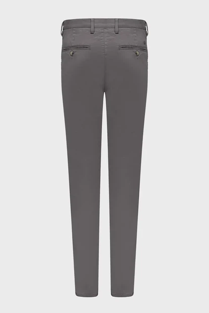 Чоловічі темно-сірі брюки REGULAR EVERYDAY Gant 33-32 1505801 - Фото 2 Чоловічі темно-сірі брюки REGULAR EVERYDAY Gant 33-32 1505801 - зображення 2