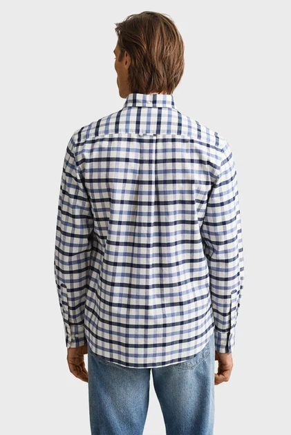Чоловіча картата сорочка OXFORD CHECK Gant S 3261006 - Фото 3 Чоловіча картата сорочка OXFORD CHECK Gant S 3261006 - изображение 3