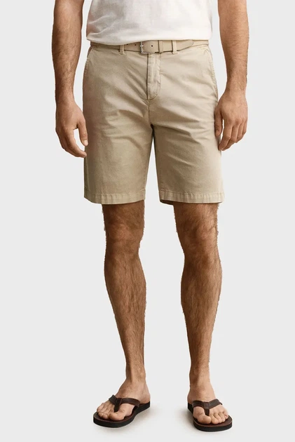 Чоловічі бежеві шорти SUNFADED CHINO Gant 36 205640 - Фото 1 Чоловічі бежеві шорти SUNFADED CHINO Gant 36 205640 - изображение 1