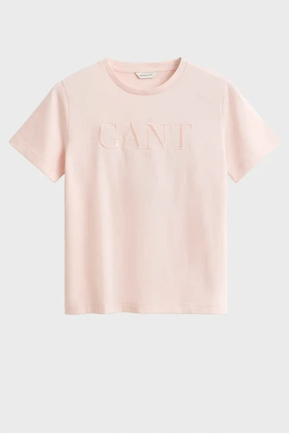 Жіноча пудрова футболка TONAL GRAPHIC Gant M 4200502 - Фото 5 Жіноча пудрова футболка TONAL GRAPHIC Gant M 4200502 - изображение 5
