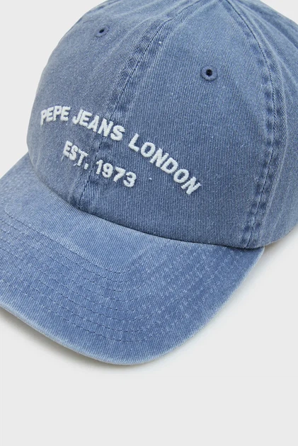 Чоловіча синя джинсова кепка EVER CAP Pepe Jeans OS PM0400017 - Фото 3 Чоловіча синя джинсова кепка EVER CAP Pepe Jeans OS PM0400017 - зображення 3