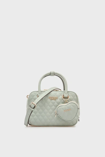 Жіноча м'ятна сумка ATABEY BOX SATCHEL Guess OS HWQG9894050 - Фото 1 Жіноча м'ятна сумка ATABEY BOX SATCHEL Guess OS HWQG9894050 - изображение 1