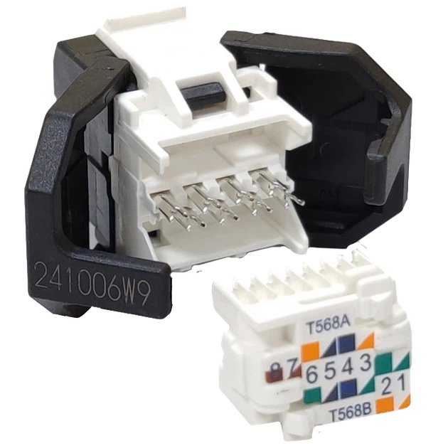 Модуль Keystone UTP RJ45 кат. 6, черный Corning - изображение 2