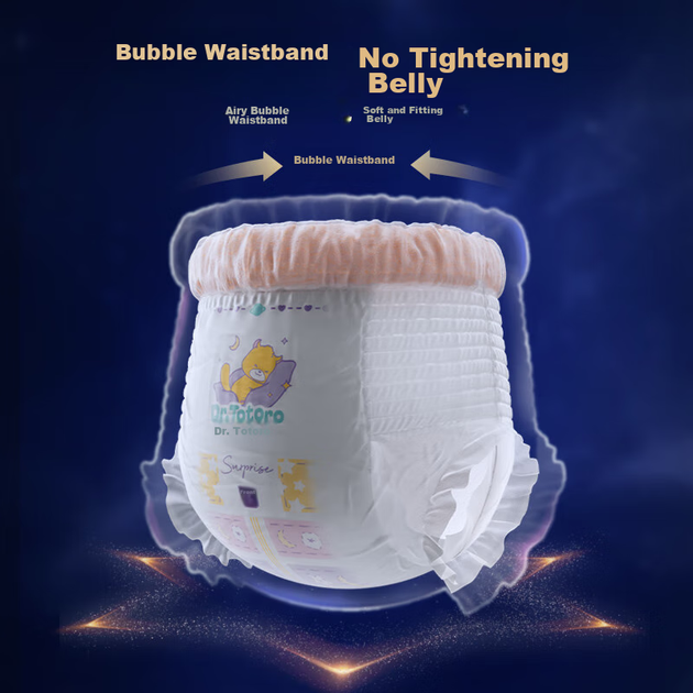 Подгузники-трусики Longmaoboshi Surprise Night 5XL, 32шт - изображение 7