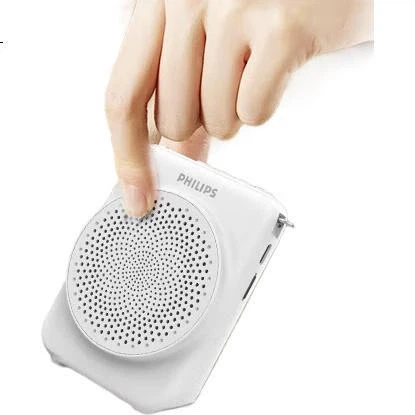 Підсилювач PHILIPS SBM609 портативний з поясним мікрофоном, для лекцій/екскурсій, білий - зображення 2