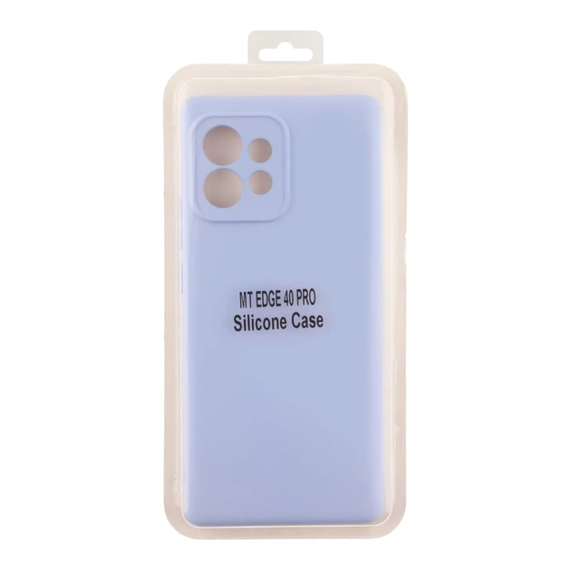 Чохол Premium Silicone Cover Full Camera (A) для Motorola Edge 40 Pro Колір 05.Lilac - изображение 3