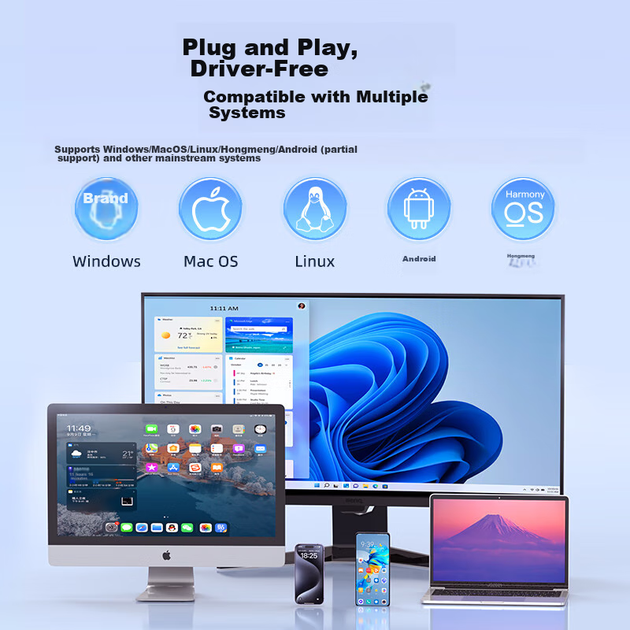 Хаб UNITEK USB 3.2 10G з блоком живлення Type-C 4-портовий, 1 м - Фото 10 Хаб UNITEK USB 3.2 10G з блоком живлення Type-C 4-портовий, 1 м - зображення 10