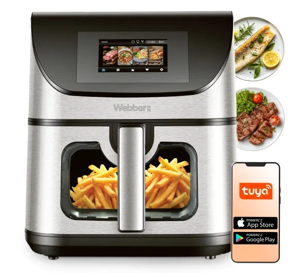 Аерофритюрниця Webber AF938 2200W 8л Мобільний додаток - изображение 8
