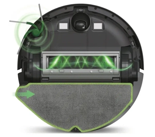Робот-пилосос iRobot Roomba 115 Combo Y454040 Функція миття Станція очищення Створення карти приміщення 62дБ - Фото 5 Робот-пилосос iRobot Roomba 115 Combo Y454040 Функція миття Станція очищення Створення карти приміщення 62дБ - изображение 5