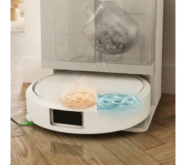 Робот-пилосос iRobot Roomba 415 Combo Функція миття Станція очищення Створення карти приміщення 70дБ Білий - Фото 7 Робот-пилосос iRobot Roomba 415 Combo Функція миття Станція очищення Створення карти приміщення 70дБ Білий - зображення 7