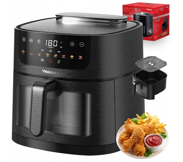 Фритюрниця Webber AF800 1800W 8л Мобільний додаток - Фото 7 Фритюрниця Webber AF800 1800W 8л Мобільний додаток - изображение 7