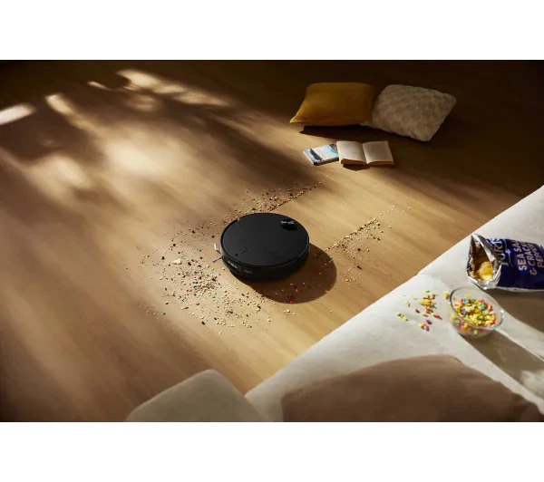 Робот-пилосос Roborock Qrevo Edge 2 Функція миття підлоги Станція очищення Створення карти приміщення Функції ШІ Чорний - зображення 15
