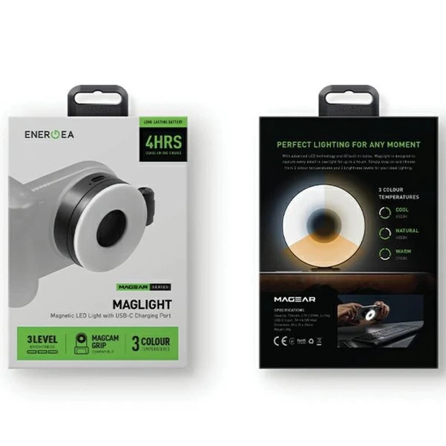 Портативна LED лампа Energea MagearMagLight Black (PG-MGLT-BLK) - Фото 12 Портативна LED лампа Energea MagearMagLight Black (PG-MGLT-BLK) - зображення 12