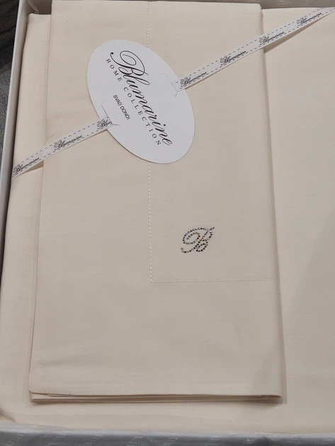 Комплект постільної білизни Blumarine з підковдрою 250 на 200 см кремовий - зображення 7