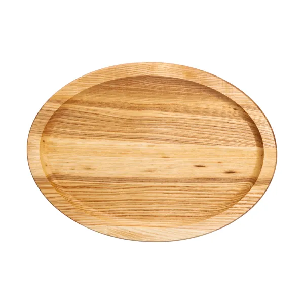 Дошка для подачі овальна 25*35 см, ясен(T26W250)(PR) - Фото 1 Дошка для подачі овальна 25*35 см, ясен(T26W250)(PR) - изображение 1