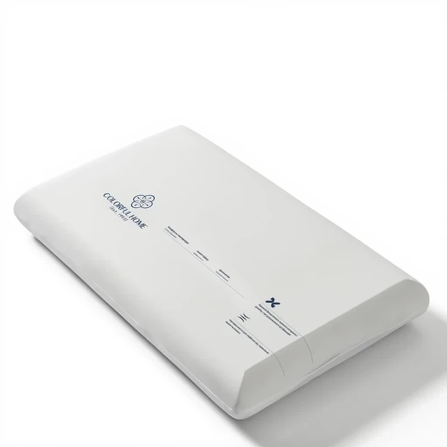 Подушка для сна Memory Foam гипоаллергенная кремовая 42х70 см - изображение 3