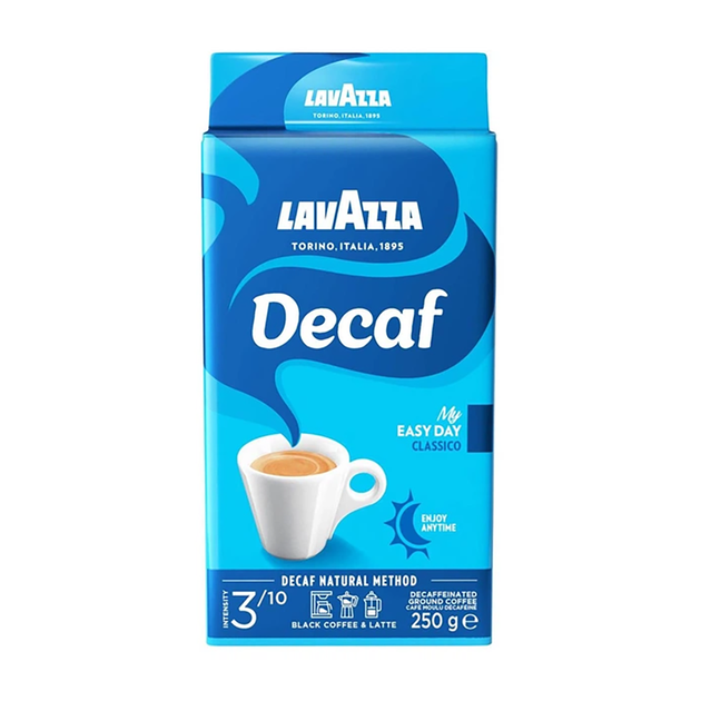 Кофе Lavazza "Caffe Decaffeinato" без кофеина 250 г молотый в/у (4034) - Фото 1 Кофе Lavazza "Caffe Decaffeinato" без кофеина 250 г молотый в/у (4034) - изображение 1