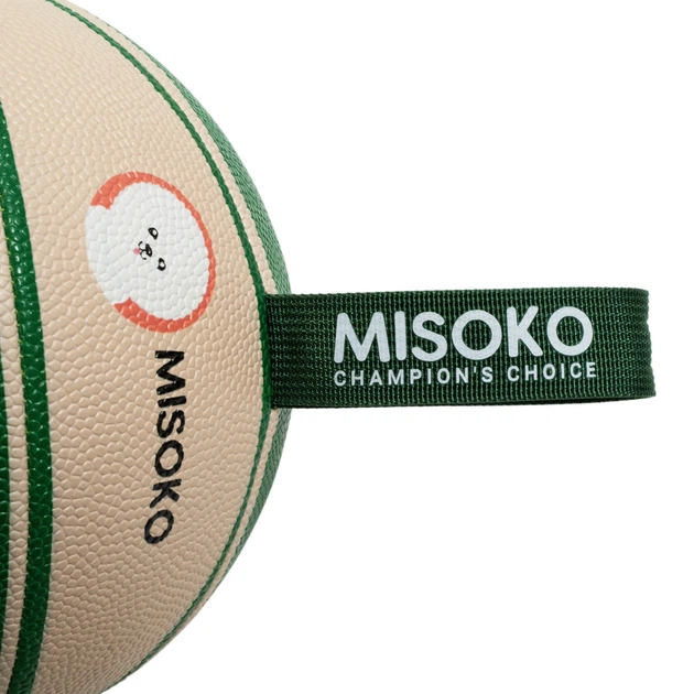 Игрушка для собак Misoko&Co Basketball Ball, 18.5 см, зеленый - Фото 2 Игрушка для собак Misoko&Co Basketball Ball, 18.5 см, зеленый - изображение 2
