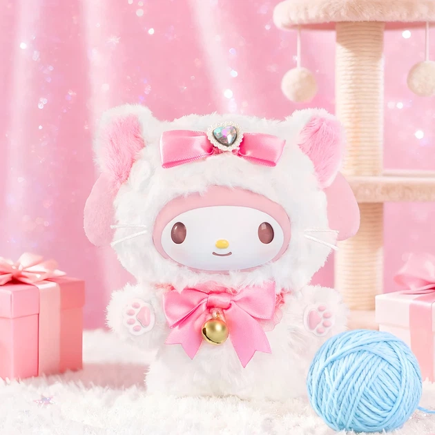 Мягкая игрушка-сюрприз Sanrio Кот с клипсой 16 см Текстиль Разноцветный - Фото 7 Мягкая игрушка-сюрприз Sanrio Кот с клипсой 16 см Текстиль Разноцветный - изображение 7